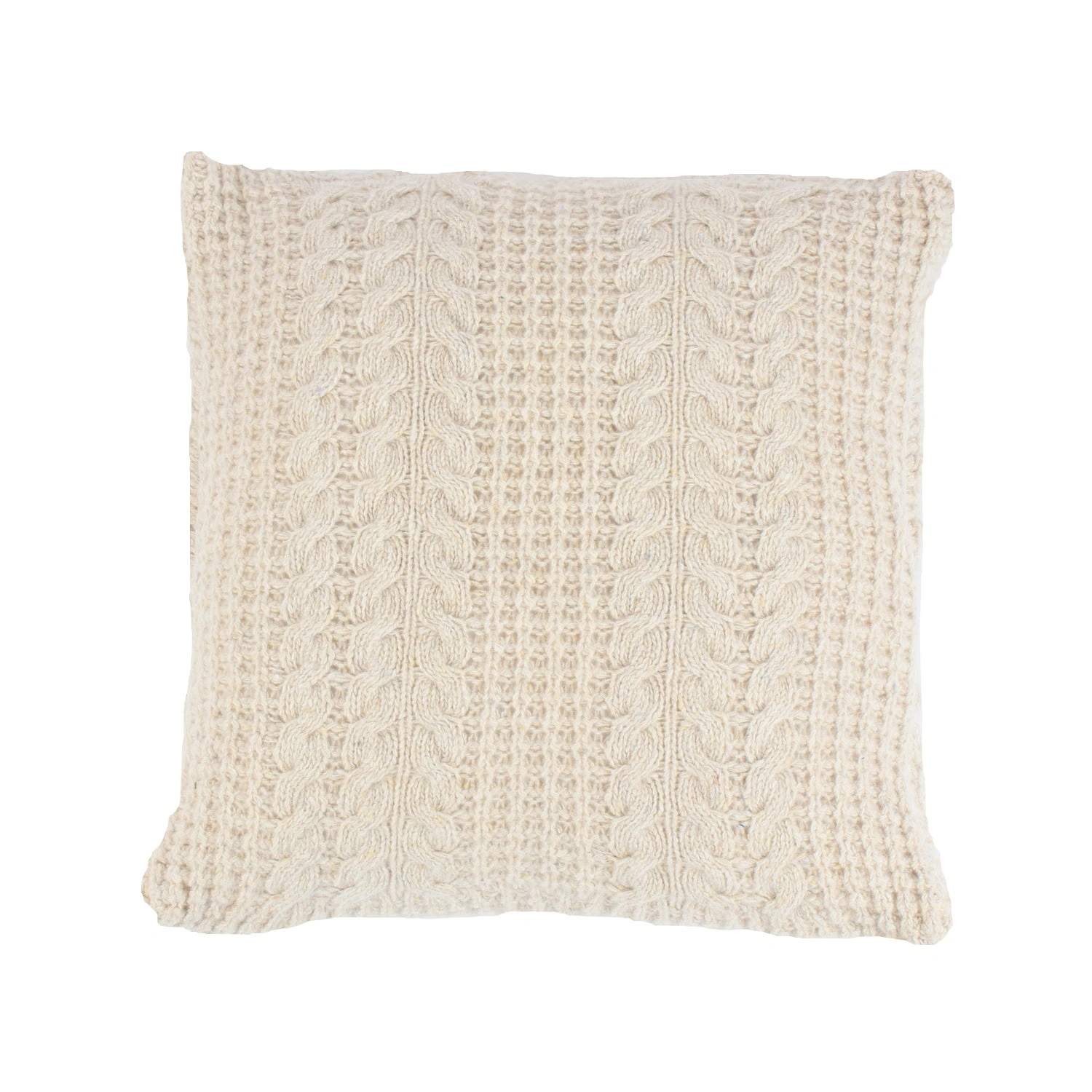 Luxurious Donegal Wool Extra Large Cushion: Cozy Comfort, Elevated Style.